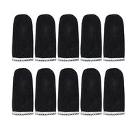 Pack of 10 Sweatproof Cotton Finger Gloves Guards Elastic Edges for Extended Crafting & Tool Handling Cotton Finger Breathable Sweatproof Elastic Cuff Work