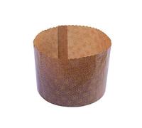 Pack of 10 tall panettone moulds, 17.2cm in diameter, 12.5cm high, 1000g