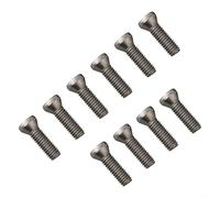 Pack of 10 Torx Screws M2 5 and For 5 for CNC Lathe Tool Carbide Insert Replacement, Steel Screws for Communication and Numerical Control Equipment (.5 x 12mm)