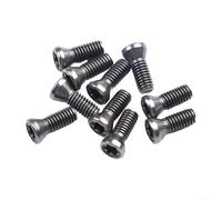Pack of 10 Torx Screws M2 5 Compatible with For 5 for Replacing Carbide Inserts on CNC Lathe Tools Machine Screws Steel for Machinery Assembly (.5 x 10mm)