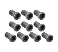 Pack of 10 Torx Screws M2 5 Compatible with For M3 5 for Replacing Carbide Inserts on CNC Lathe Tools Machine Screws Steel for Machinery Assembly (M2.5 x 6mm)