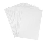 Pack of 10 Transparent A4 Shrink Film Sheets, Matt, Shrink Films, Shrinking Plastic Films for Crafts, Thickness 0.3 mm, Size 20 x 29 cm