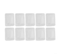 Pack of 10 Transparent Waterproof Silicone Covers for Rectangular Rocker Switches, Fits Standard 19mm x 13mm Cutout Size, Protects Against Water and Dust