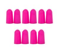 Pack of 10 Travel Sleep Sleeping Aid Noise Reduction Prevention Soundproof Earplugs Sound Study Car Office Nap Rose red