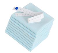 Pack of 10 Two Layer Penetrable Diapers Soft Launderable Cotton Fabric for Newborns and Infants Ventilated Newborn Cloth Nappies