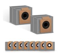 Pack of 10 Vacuum Cleaner Bags for Eufy Clean X8 Pro / X10 Pro Omni Robot Vacuum Cleaner Self-Cleaning Station, Replacement Bags Accessories Vacuum Cleaner Bags Replacement Parts