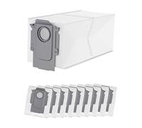 Pack of 10 Vacuum Cleaner Bags for Roborock Q Revo/Qrevo Pro/QrevoMaxV/Qrevo Curv/s8 MaxVUltra/S8Max Ultra/Qrevo Edge/Qrevo S/Qrevo Plus/QreVo Master/Orevo Slim, Replacement Bag Accessory Set