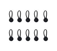 Pack of 10 versatile silicone cord clips wrapper homes for easy organization of cable earbuds in the office