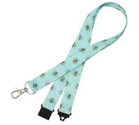 Pack of 10 Vintage Bee Lanyards perfect for ID Cards, Name Badges, and Much More - Durable Breakaway Vintage Bee Neck Strap Suitable for Everyday Use