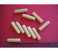 Pack of 10 Wooden Dowels 10mm x 40mm