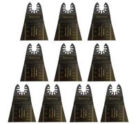 Pack of 10 x 65mm Wide Oscillating Multi Tool Blades/Wood Cutter Saw Blades Set Compatible with Dremel Fein Multimaster Makita Stanley Worx Dewalt Multi Tool Etc Oscillating Multitool Blade