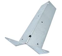 Pack of 10 x Galvanised Arris Rail Brackets (225mm)