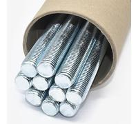 Pack of 10 x M16 Metric Threaded Stud/Rod/BAR - 300mm Length - ZINC Plated
