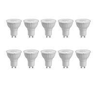 Pack of 10 x MEGAMAN 140506 Dimmable LED GU10 Lamp 5.5 Watt 35 Degree 4000k Cool White 500 Lumens