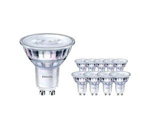 Pack of 10 x Philips CorePro LED Spot 3.5W (35W) GU10 Lamp 2700k Warm White 255 Lumen 15000 Hours 36° Beam - 929001217862 [Energy Class