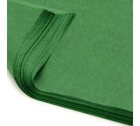 Pack of 10 x Vibrant Tissue Paper 500mm x 750mm for Gift Bags, Wrapping, Flowers, Wedding, Arts Crafts - Quality Acid Free (Dark Green)