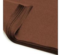 Pack of 10 x Vibrant Tissue Paper 500mm x 750mm for Gift Bags, Wrapping, Flowers, Wedding, Arts Crafts - Quality Acid Free (Brown)