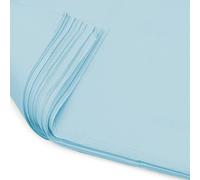 Pack of 10 x Vibrant Tissue Paper 500mm x 750mm for Gift Bags, Wrapping, Flowers, Wedding, Arts Crafts - Quality Acid Free (Baby Blue)