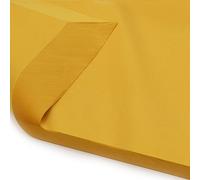 Pack of 10 x Vibrant Tissue Paper 500mm x 750mm for Gift Bags, Wrapping, Flowers, Wedding, Arts Crafts - Quality Acid Free (Yellow)