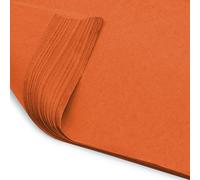 Pack of 10 x Vibrant Tissue Paper 500mm x 750mm for Gift Bags, Wrapping, Flowers, Wedding, Arts Crafts - Quality Acid Free (Orange)