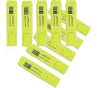Pack of 10 Yellow Highlighter Pens
