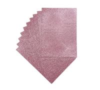 Pack of 100 A4 Pink Glitter EVA Foam Sheets