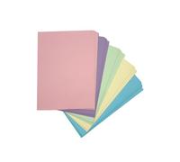 Pack of 100 A5 Assorted Pastel Coloured Paper 75gsm Sheets