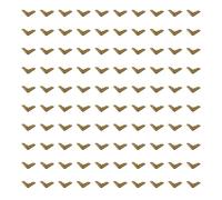 Pack of 100 Antique Metal Album Corner Protectors for Wedding Scrapbooks Memory Diaries and Photo Collection Books Metal Scrapbook Corner Reinforcements