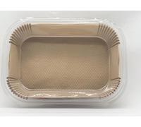 Pack of 100 Baking Paper for Hot Air Fryer, Rectangular, 20.5 x 14 cm, 3-6 Litres, Extra Stable Thanks to Textured Surface, For: Ninja Dual Zone