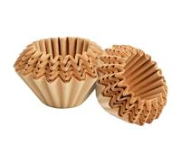 Pack of 100 Basket Filter Paper, Small Basket Coffee Filters Made of Paper, 95 x 45 mm Disposable Coffee Filter Paper, Universal Basket Filter Bags, Basket Filter for Coffee Machine, Coffee
