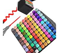 Pack of 100 Blending Art Tools with Colorless Pen for Creating Shades in Various Blendable