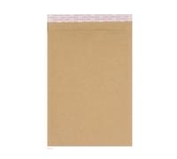 [Pack of 100] Brown, 180x165mm Greener Route™ Eco Padded Mailers (Honeycomb Pattern Paper Filled), 100% Recycled Biodegradable Kraft Paper Fibres Cushioning Protected Padded Envelopes