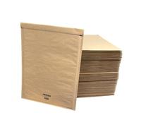 Pack of 100 Bubble Lined Size 7/K Padded Brown Postal Envelopes by Janrax