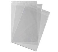 Pack of 100 Cellophane Greeting Card Display Bags 30 Micron Self Seal (220 x 305 - (A4))