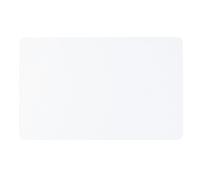Pack of 100 Clear CR80 Standard Size PVC Cards | 30 mil Thickness by easyIDea