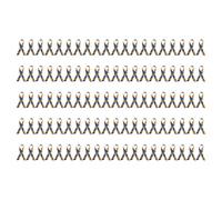 Pack of 100 Colorful Puzzle Pieces Lapel Pins for Autisms Awareness Sturdy Polyester Brooches for Men and Women