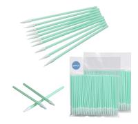 Pack of 100 Cotton Buds Cleaning Sticks, Foam Tips Cleaning Swabs, Multi-Purpose Foam Swab Set, Foam Cleaning Sticks for Camera, Inkjet Printer, Print Head, Optical Equipment