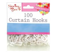 Pack Of 100 Curtain Hanging Hooks