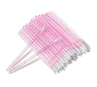 Pack of 100 Disposable Crystal Lip Brushes, Lip Gloss Concealer Brushes, Lipstick Brushes for Pink Lip Gloss Lipstick Brush, Lip Gloss Make Your Own Lip Applicator Tool for Perfect Lip Makeup