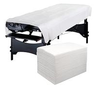 Pack of 100 Disposable Massage Table Sheets, 100 x 200 cm, Non-Woven Sheet, Disposable Sheets for Spa Beauty Massage, Anti-Dirty Disposable Bed Sheet (100)