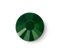 Pack of 100 - EIMASS Cut Glass HotFix Flat Back Gems - Hotfix Iron On Rhinestones - HotFix Flat Back Crystals (Emerald Green ss16 (4mm))
