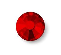 Pack of 100 - EIMASS Cut Glass HotFix Flat Back Gems - Hotfix Iron On Rhinestones - HotFix Flat Back Crystals (Siam Red ss16 (4mm))