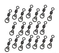 Pack of 100 For CHOD Size 8 Ring Swivels Designed for Effective Carp Fishing Techniques (20pcs)