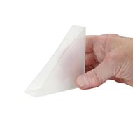 (PACK OF 100) Glass Corner Protectors 6mm White Plastic x 4 to 500