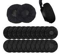 Pack of 100 Headphone Covers, Stretchy Disposable Ear Cups Headphones Protection Covers Disposable Headphones Cover for Headphones Ear Pads for Most on Ear Headphones with 8.5 to 11 cm Ear Pads
