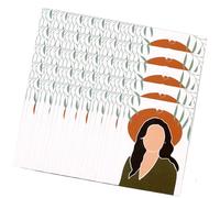 Pack of 100 Jewelry Display Cards Paper Elegant Printing Cards Earrings Display 6x8cm Suitable for Earrings Earring Packaging