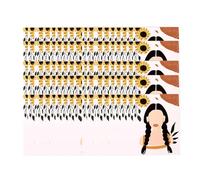Pack of 100 Jewelry Display Cards Paper Elegant Printing Cards Earrings Display 6x8cm Suitable for Earrings Earring Packaging