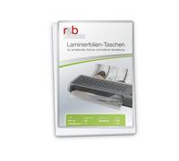 Pack of 100 Laminating Pouches A4 (216 x 303 mm), 2 x 80 mic, Glossy A4 - 80 mic