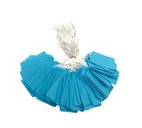 Pack Of 100 Large Blue Strung Tags 36 X 53mm