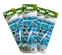 Pack of 100 - LR41/AG3 Eunicell 1.5V Button Coin Cell Alkaline Batteries - Suitable for use in LED lights, Digital Voice Recorders, Toys, Blood Glucose, Cholesterol Testing, Meters, Toys